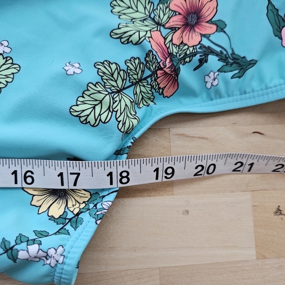 AS ROSE RICH Girls Swimsuit - One Piece Bathing 14, Multicolored Flowers - Picture 8 of 11